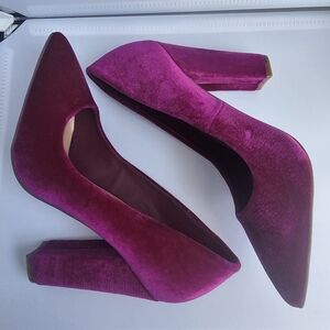 BAMBOO Elegant Velvet Women's Heels